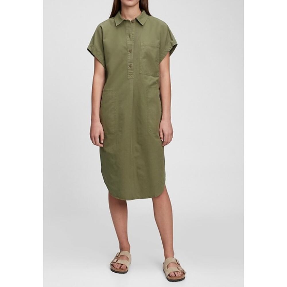 Gap Women - Popover Dress / size S / Green / NWOT